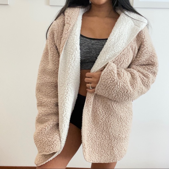 SHEIN Jackets & Blazers - Reversible teddy coat